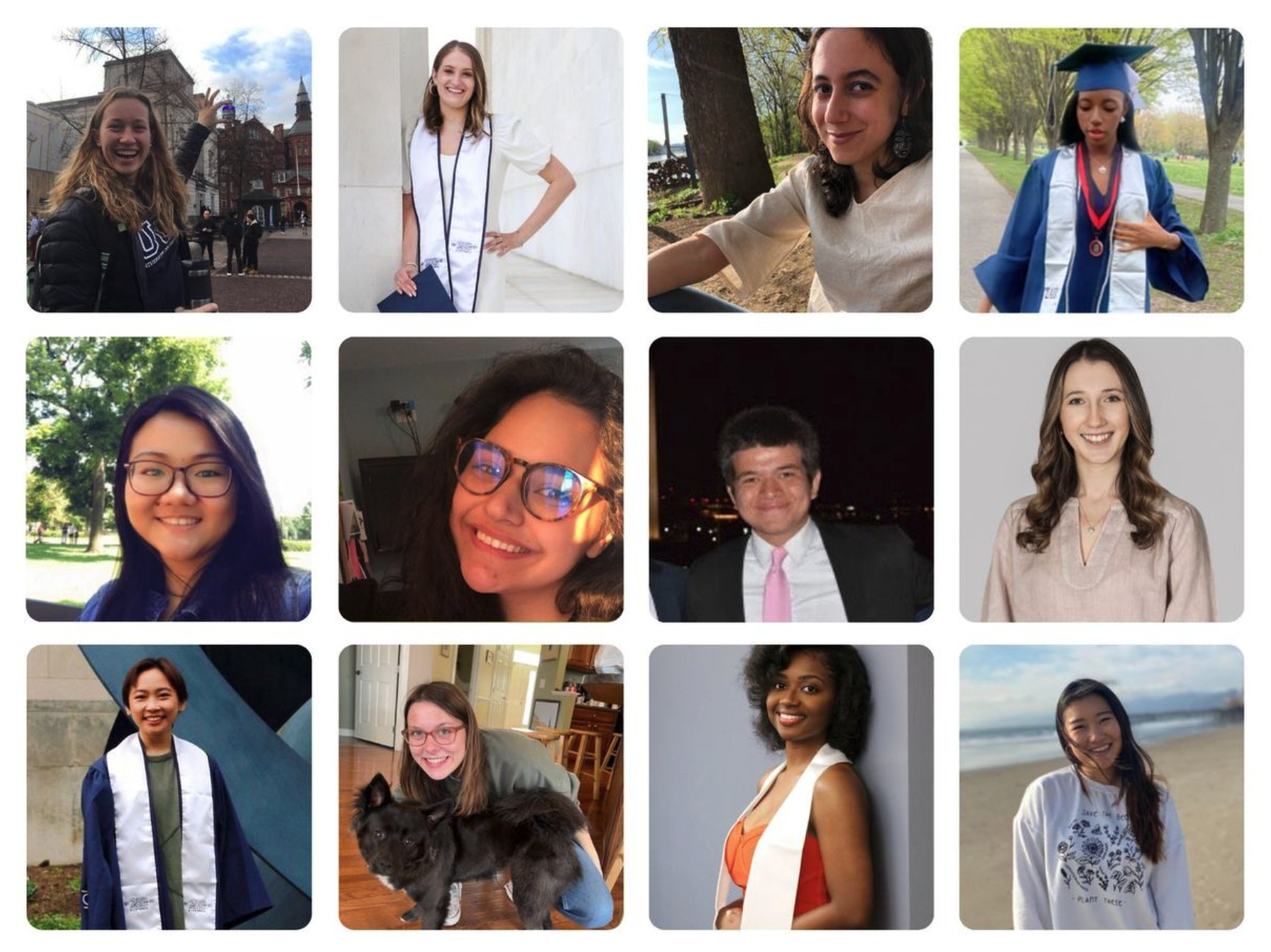 Photo Collage of GWTeach Graduates - 2021