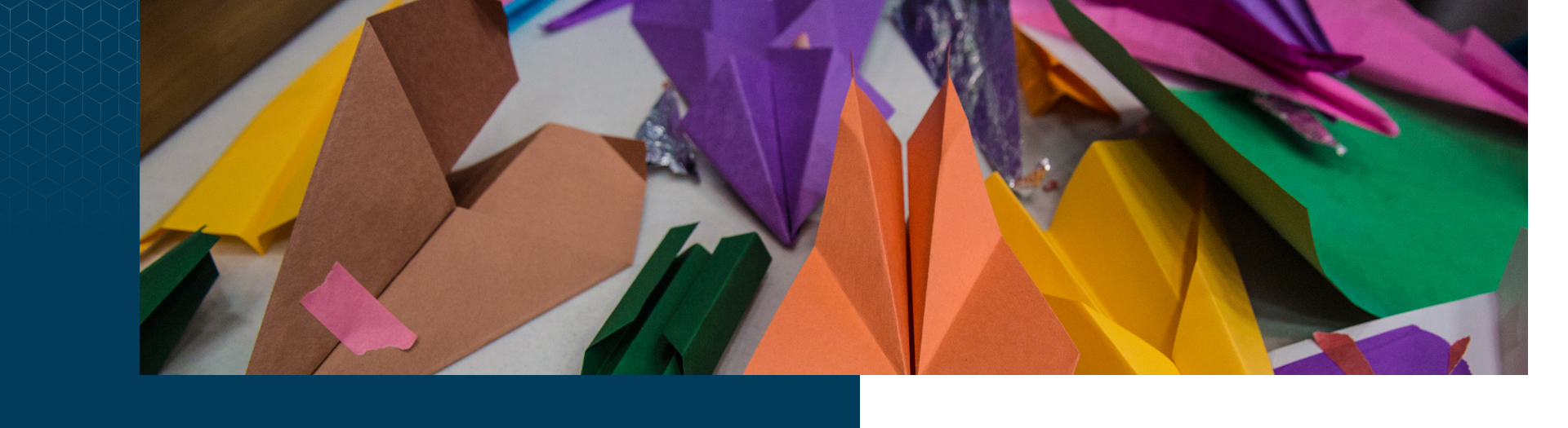 colorful paper planes